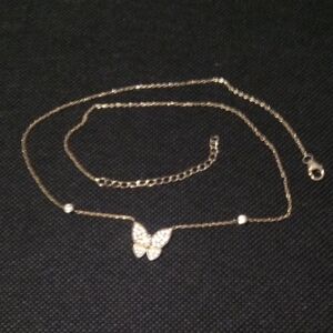 Elegant Gold Butterfly Necklace
